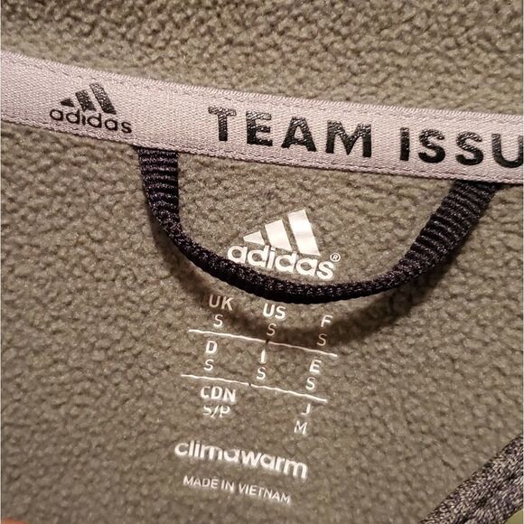 Adidas  sage green climawarm hoodie - Picture 3 of 8